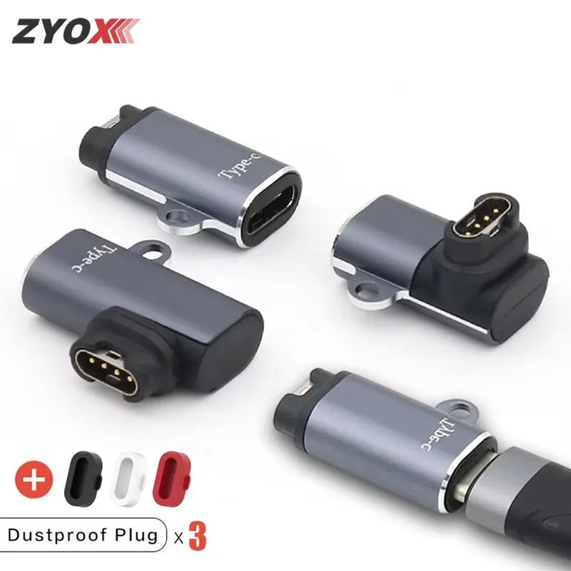 Adaptateur chargeur Type C/Micro USB/iOS pour Garmin Fenix