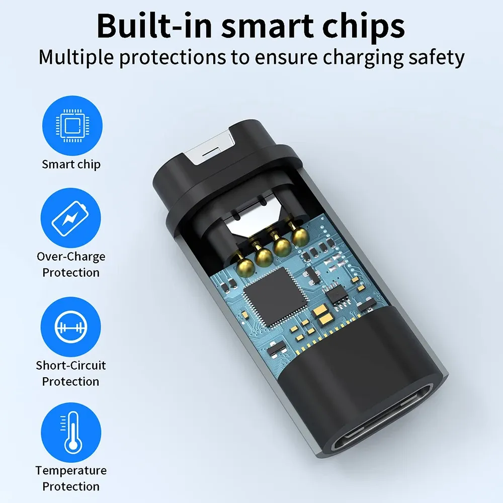 Adaptateur chargeur Type C/Micro USB/iOS pour Garmin Fenix