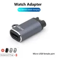 Adaptateur chargeur Type C/Micro USB/iOS pour Garmin Fenix – Couleur Micro USB Straight