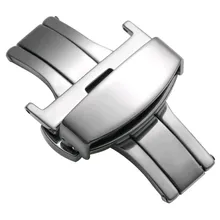Avis clients – Boucle de montre acier inoxydable 10 à 22 mm papillon