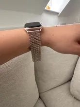 Avis clients – Bracelet acier luxe pour Apple Watch 38 à 49 mm femmes