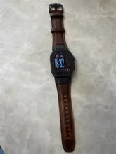Avis clients – Bracelet cuir design Mecha pour Apple Watch 44 à 49 mm