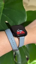 Avis clients – Bracelet cuir double tour 41 à 49 mm Apple Watch