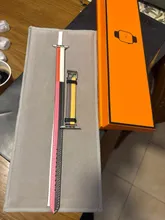 Avis clients – Bracelet cuir double tour pour Apple Watch 40 à 46 mm