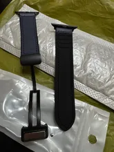 Avis clients – Bracelet cuir et silicone pour Apple Watch 38 à 49 mm