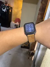 Avis clients – Bracelet cuir et silicone pour Apple Watch 38 à 49 mm