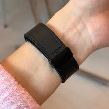 Avis clients – Bracelet cuir et silicone pour Apple Watch 38 à 49 mm