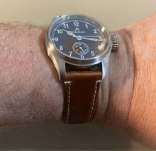 Avis clients – Bracelet cuir grainé 20 à 22 mm dégagement rapide