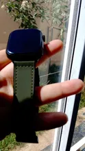 Avis clients – Bracelet cuir silicone magnétique pour Apple Watch 38 à 49 mm