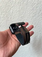 Avis clients – Bracelet cuir silicone magnétique pour Apple Watch 38 à 49 mm