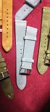 Avis clients – Bracelet cuir suédé vintage 14 à 22 mm à dégagement rapide