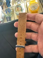 Avis clients – Bracelet cuir suédé vintage 14 à 22 mm à dégagement rapide