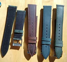 Avis clients – Bracelet cuir vintage 18 à 24 mm à dégagement rapide