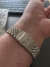 Avis clients – Bracelet inox 18 à 24 mm jubilé extrémité incurvée