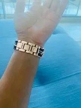 Avis clients – Bracelet métal doré pour Apple Watch 38 à 49 mm