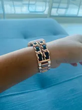 Avis clients – Bracelet métal doré pour Apple Watch 38 à 49 mm