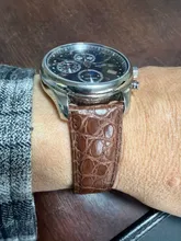 Avis clients – Bracelet montre cuir alligator 18 à 24 mm pour homme