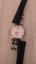 Avis clients – Bracelet montre cuir bleu réglable 14 à 23 mm