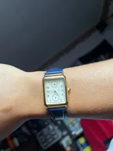 Avis clients – Bracelet montre cuir bleu réglable 14 à 23 mm