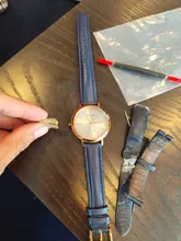 Avis clients – Bracelet montre cuir bleu réglable 14 à 23 mm