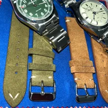 Avis clients – Bracelet montre cuir suédé 14 à 22 mm
