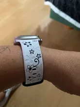 Avis clients – Bracelet montre silicone gravé 38 à 49 mm pour Apple Watch