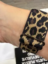 Avis clients – Bracelet nylon imprimé léopard 38 à 49 mm pour Apple Watch