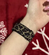 Avis clients – Bracelet nylon imprimé léopard 38 à 49 mm pour Apple Watch