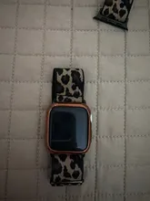 Avis clients – Bracelet nylon imprimé léopard 38 à 49 mm pour Apple Watch