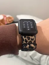 Avis clients – Bracelet nylon imprimé léopard 38 à 49 mm pour Apple Watch