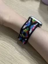 Avis clients – Bracelet nylon Scrunchie 38 à 49 mm pour Apple Watch