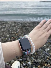 Avis clients – Bracelet nylon Scrunchie 38 à 49 mm pour Apple Watch