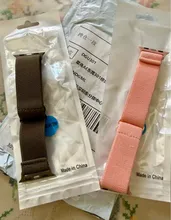 Avis clients – Bracelet nylon Scrunchie 38 à 49 mm pour Apple Watch