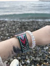 Avis clients – Bracelet nylon Scrunchie 38 à 49 mm pour Apple Watch