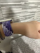 Avis clients – Bracelet nylon tressé Solo boucle 38 à 49 mm pour Apple Watch