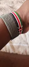 Avis clients – Bracelet parachute tressé 40 à 47 mm pour Samsung Galaxy Watch