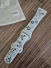 Avis clients – Bracelet silicone gravé 18 à 22 mm pour Huawei Samsung