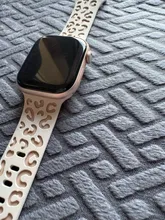 Avis clients – Bracelet silicone gravé 38 à 49 mm pour Apple Watch
