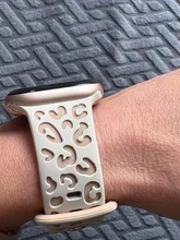 Avis clients – Bracelet silicone gravé 38 à 49 mm pour Apple Watch