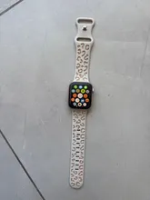 Avis clients – Bracelet silicone gravé 38 à 49 mm pour Apple Watch