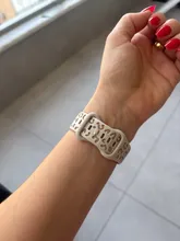 Avis clients – Bracelet silicone gravé 38 à 49 mm pour Apple Watch