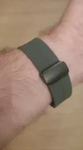 Avis clients – Bracelet silicone magnétique 20 à 22 mm pour montre connectée