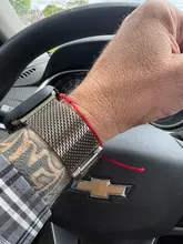 Avis clients – Bracelet titane milanais Apple Watch 38 à 49 mm