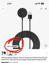 Avis clients – Chargeur USB pour Garmin Vivoactive 3/4 Fenix 5/6/7