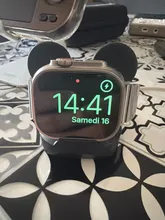 Avis clients – Support chargeur silicone pour Apple Watch 1-11 SE