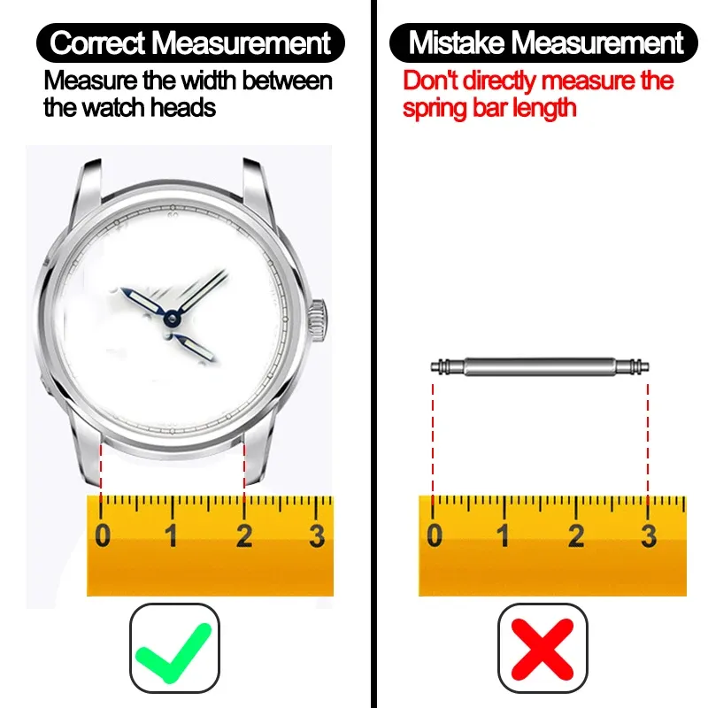 Barres ressort bracelet montre 144 à 360 pièces