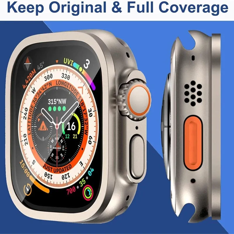 Boîtier aluminium et verre pour Apple Watch Ultra 2 49 mm