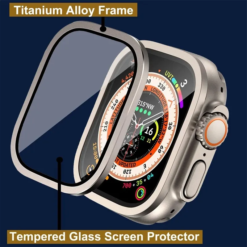 Boîtier aluminium et verre pour Apple Watch Ultra 2 49 mm