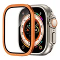 Boîtier aluminium et verre pour Apple Watch Ultra 2 49 mm – Couleur orange