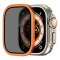 Boîtier aluminium et verre pour Apple Watch Ultra 2 49 mm – Couleur Privacy orange